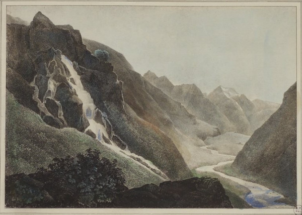 Fontaine Paspicho : Gorge de l'Isaby, Vallée d'Argellès / par J. Sarazin de Belmont