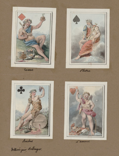 Ocho cartas recreativas, compuestas par A. G. Houbigant ; BNF, Paris