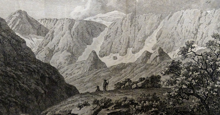 Planche extraite des Voyages au Mont Perdu