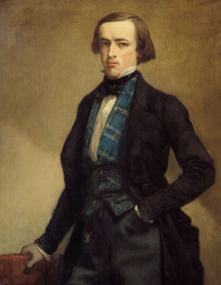 Portrait d'Adolphe Moreau (1800-1859), peinture de Thomas Couture. © Meisterdrucke