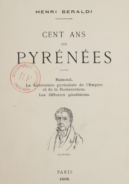 Henri Beraldi : Cent ans aux Pyrénées