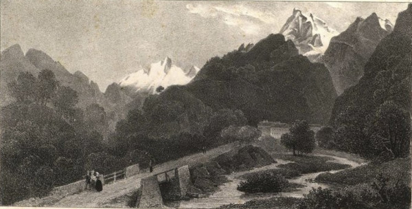 Les Eaux-Bonnes, Vallée d'Ossau; par Joséphine Sarazin de Belmont